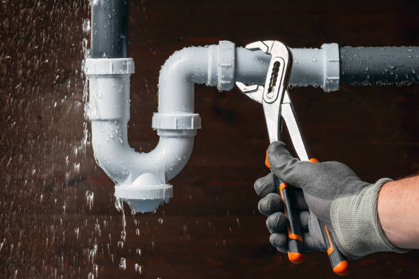 Professional Plumbing technician working in Line Lexington, PA